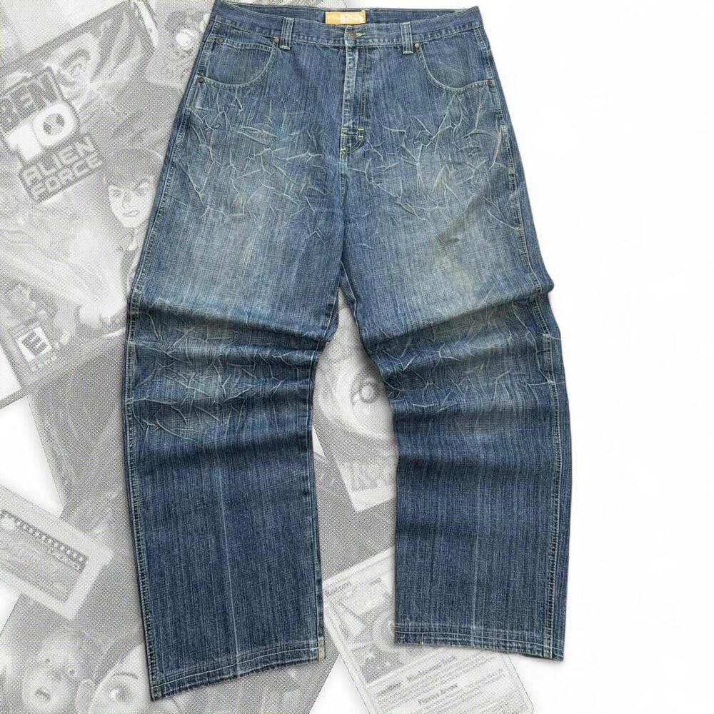 Y2K PJ Mark‎ Baggy Wide Leg Denim Jeans